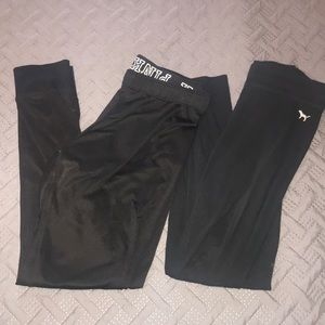 Victoria’s Secret PINK Black Leggings XS Bundle